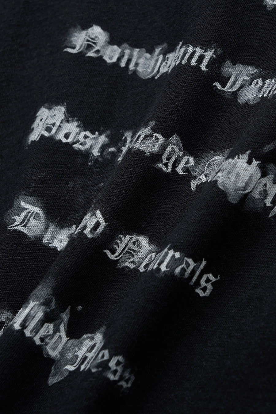 Insilence - Lettering Cotton Linen Long Sleeve (Black) product image 11 | TRAB K-Fashion Australia