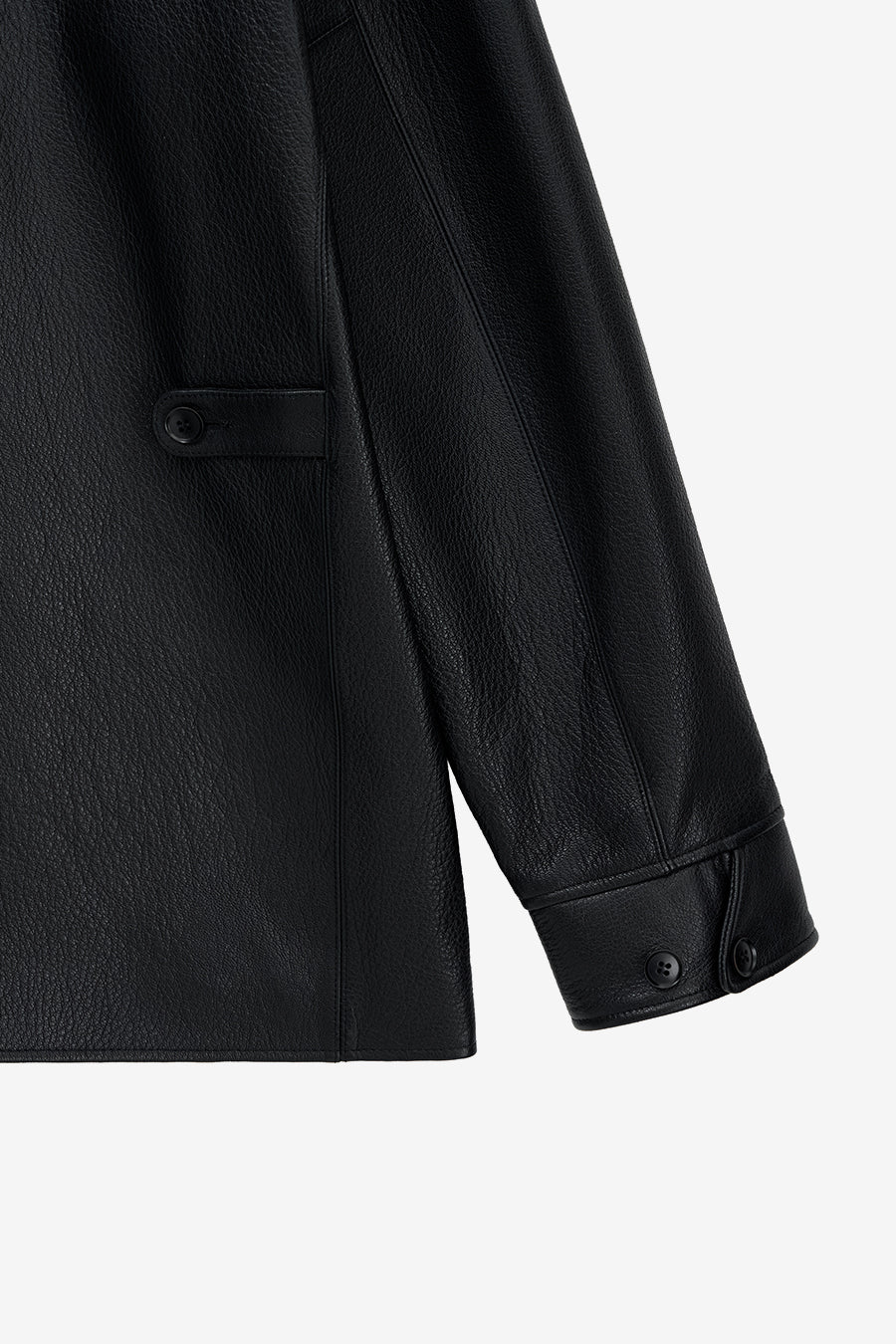 Insilence - Goat Skin Car Coat (Black) product image 11 | TRAB K-Fashion Australia