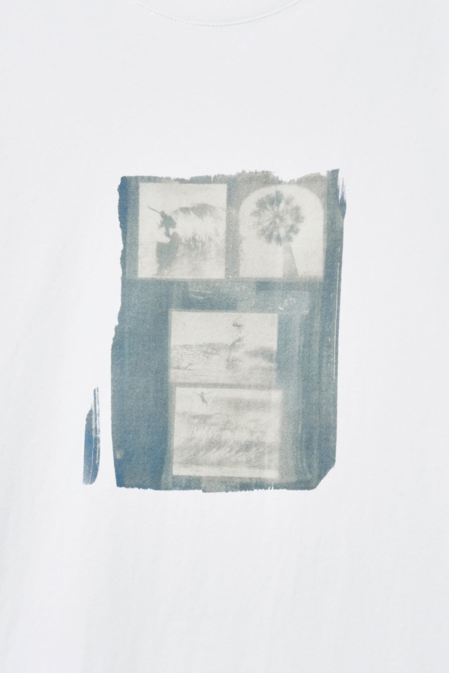 Insilence - Cyanotype Short Sleeve T-shirt (White) product image 11 | TRAB K-Fashion Australia
