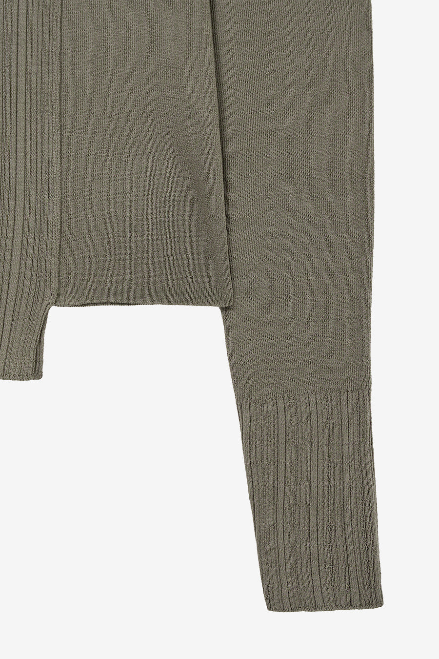 Insilence - Unbalance Mixed Knit (Light Khaki) product image 11 | TRAB K-Fashion Australia