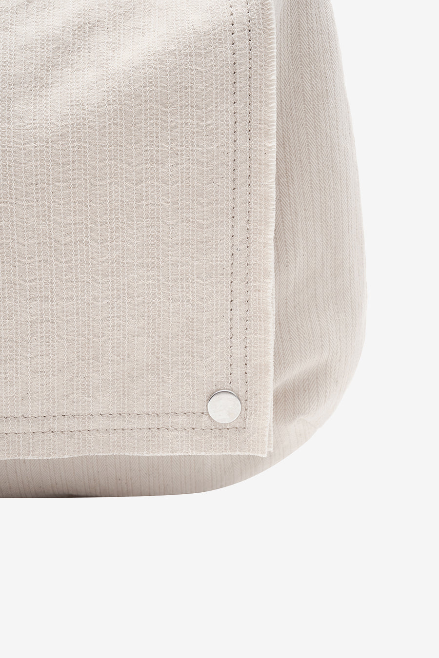 Insilence - Cotton Cut off Sling Bag (Beige) product image 15 | TRAB K-Fashion Australia