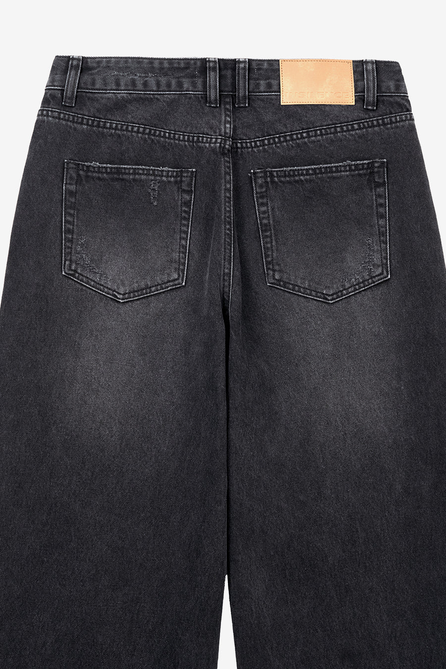 Insilence - Low-Waist Wide Jeans (Washed Black) product image 11 | TRAB K-Fashion Australia