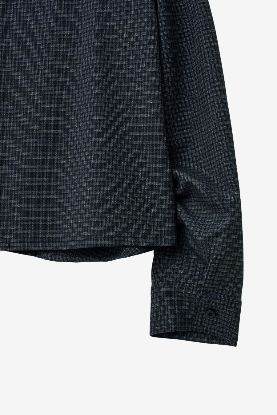 Insilence - Check Shirring Shirt (Black Check) product image 11 | TRAB K-Fashion Australia