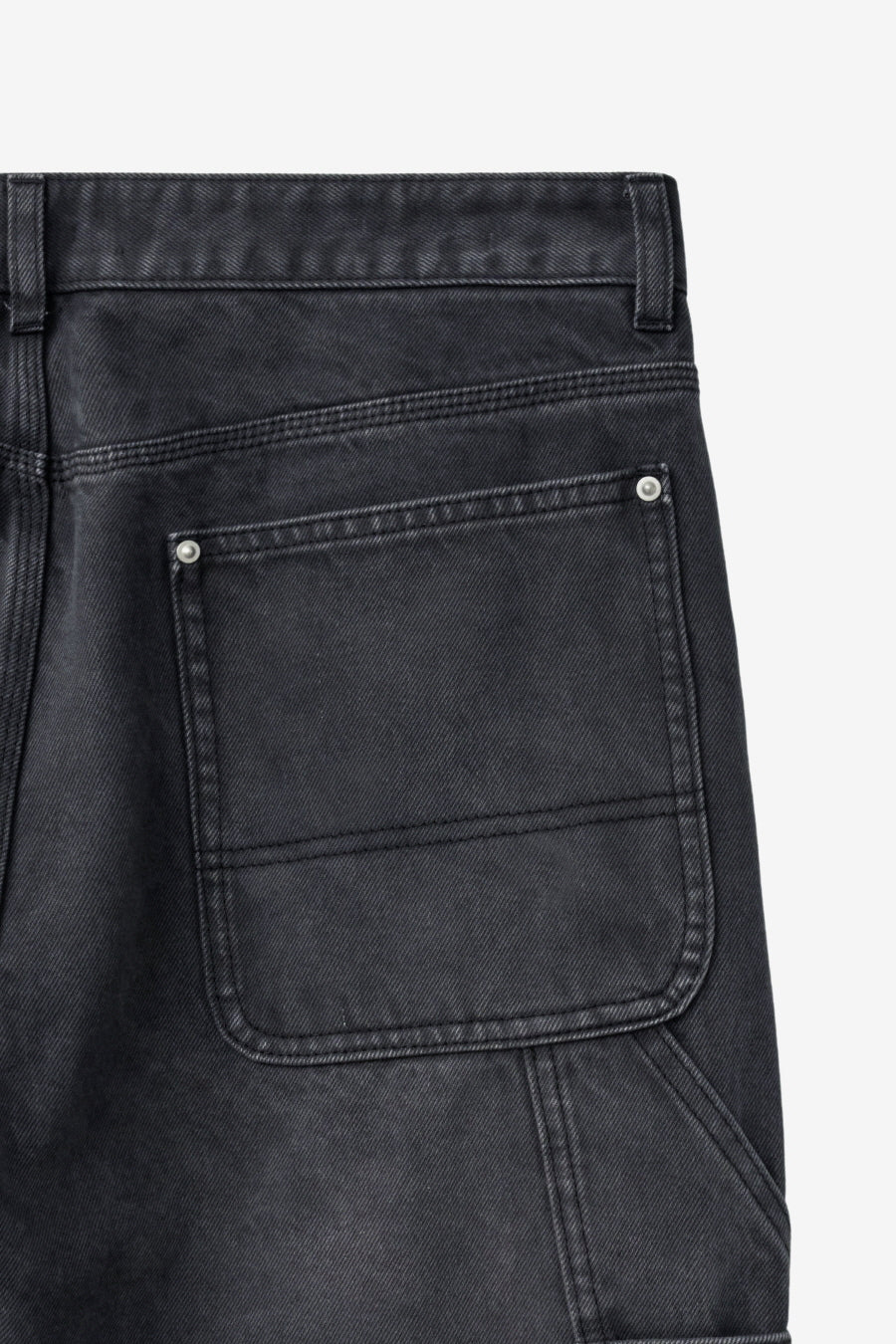 Insilence - Garment-dyed Painter Pants (Charcoal) product image 11 | TRAB K-Fashion Australia