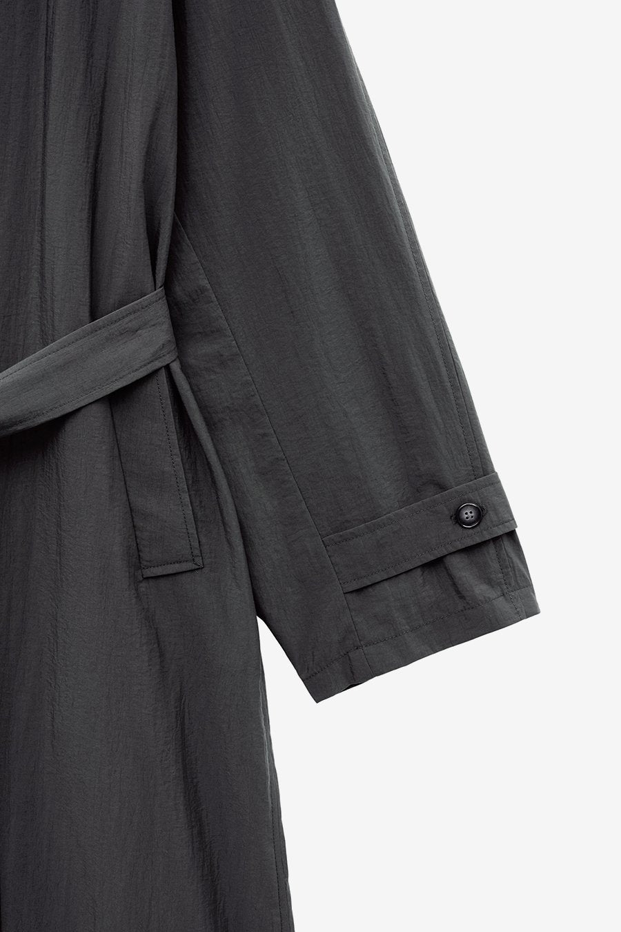 Insilence - Sheer Nylon Trench (Dark Grey) product image 11 | TRAB K-Fashion Australia