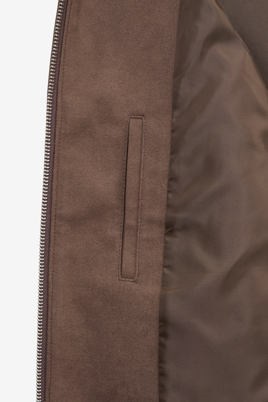 Insilence - Vintage Faux Suede Jacket (Brown) product image 11 | TRAB K-Fashion Australia