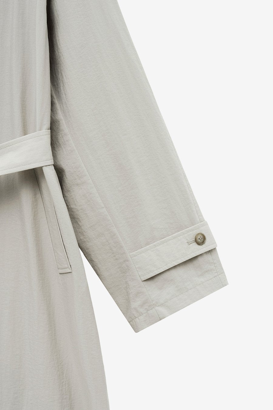 Insilence - Sheer Nylon Trench (Ash Beige) product image 10 | TRAB K-Fashion Australia