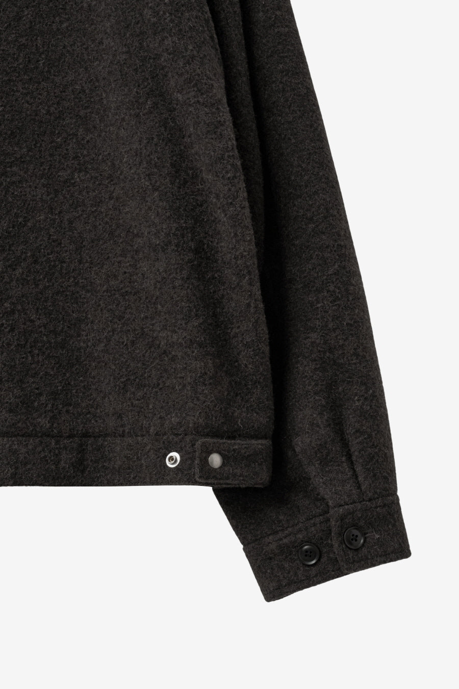 Insilence - Velvet Trimmed Wool Jacket (Brown) product image 11 | TRAB K-Fashion Australia