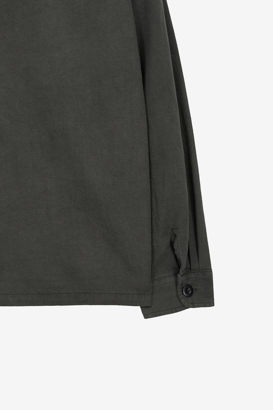 Insilence - Garment-dyed Fatigue Shirt (Olive Drab) product image 9 | TRAB K-Fashion Australia