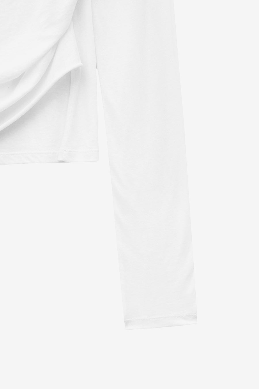 Insilence - Draping Boat Neck Long Sleeve (White) product image 11 | TRAB K-Fashion Australia
