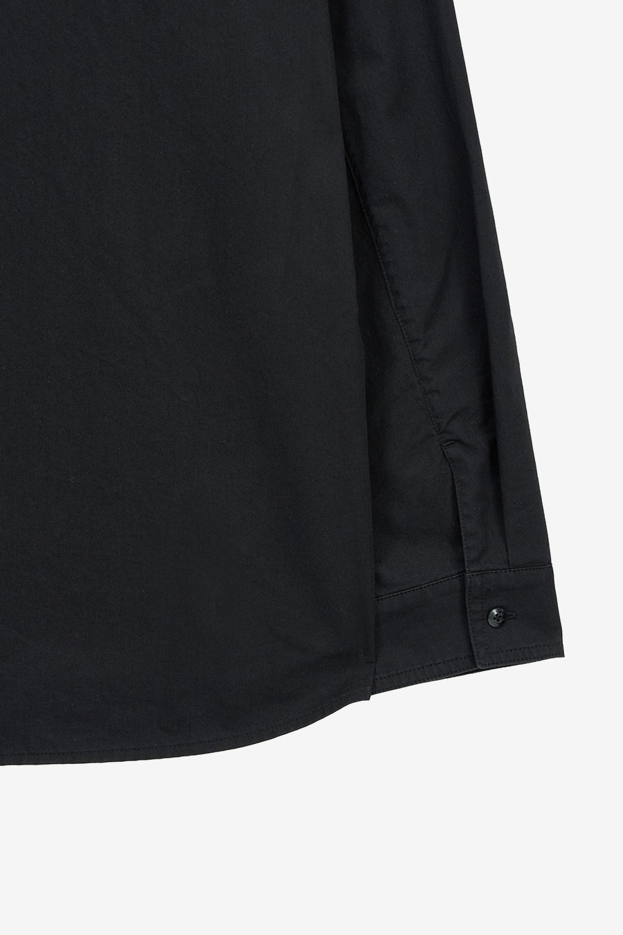 Insilence - Washed Cotton CPO Shirt (Washed Black) product image 11 | TRAB K-Fashion Australia