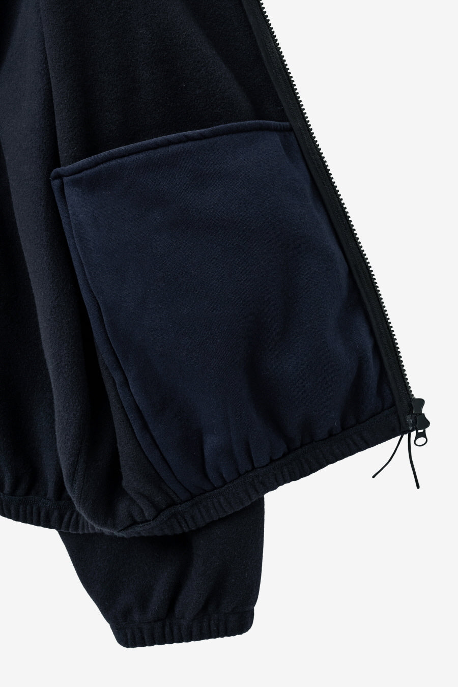 Insilence - Fleece Full Zip-Up Jumper (Navy) product image 11 | TRAB K-Fashion Australia