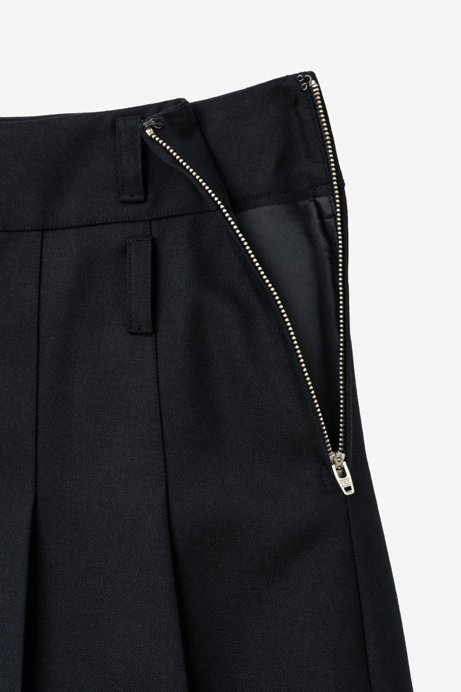 Insilence - Double-belted pleated skirt (Black) product image 11 | TRAB K-Fashion Australia