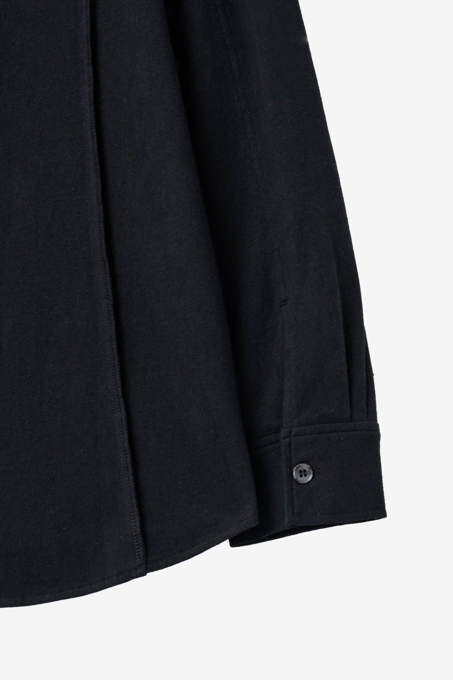 Insilence - Ruffle Jersey Shirt (Black) product image 11 | TRAB K-Fashion Australia