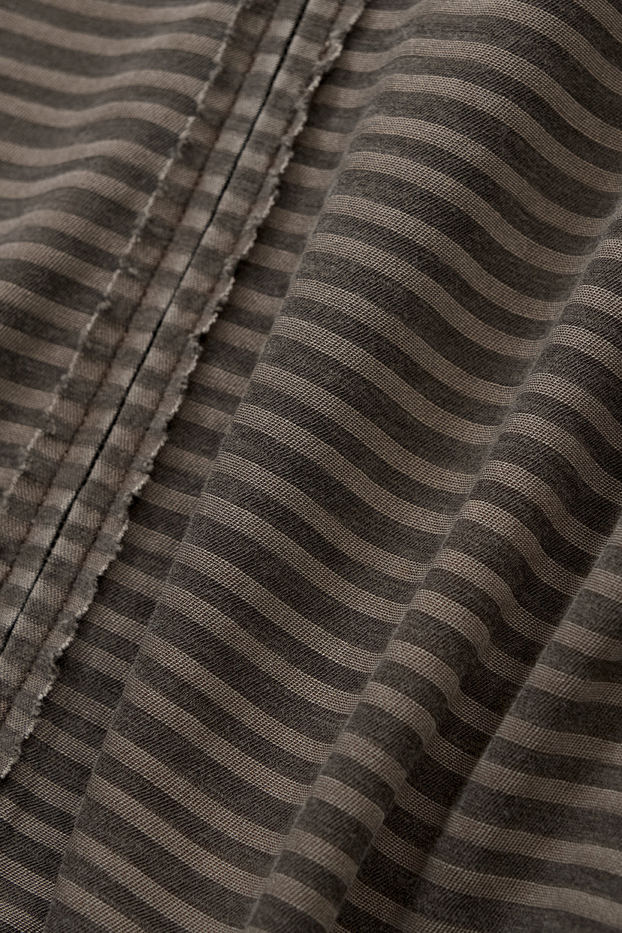 Insilence - Grunge Dyed Stripe Zip-up (Brown) product image 11 | TRAB K-Fashion Australia