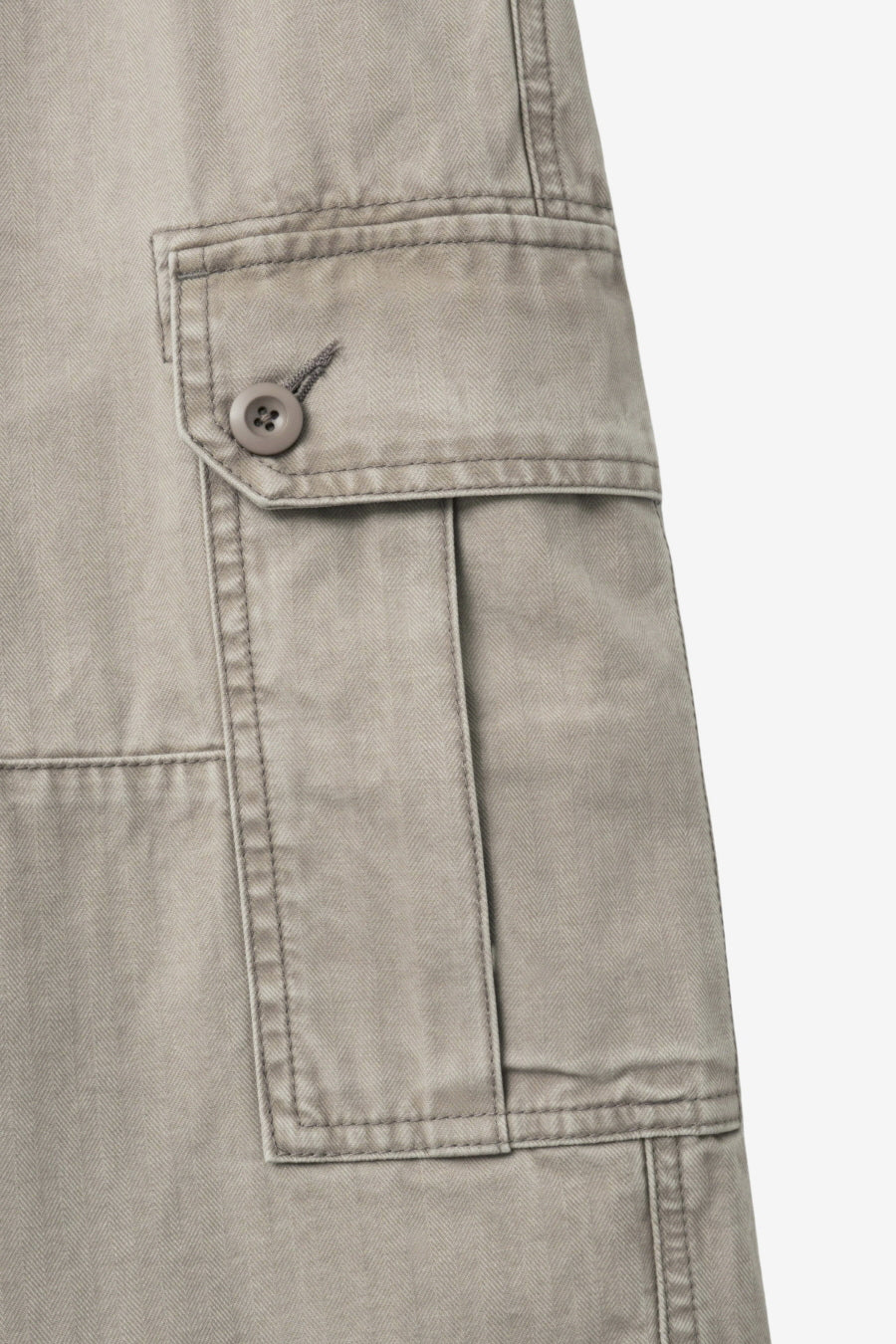 Insilence - HBT Cargo Shorts (Washed Beige) product image 11 | TRAB K-Fashion Australia