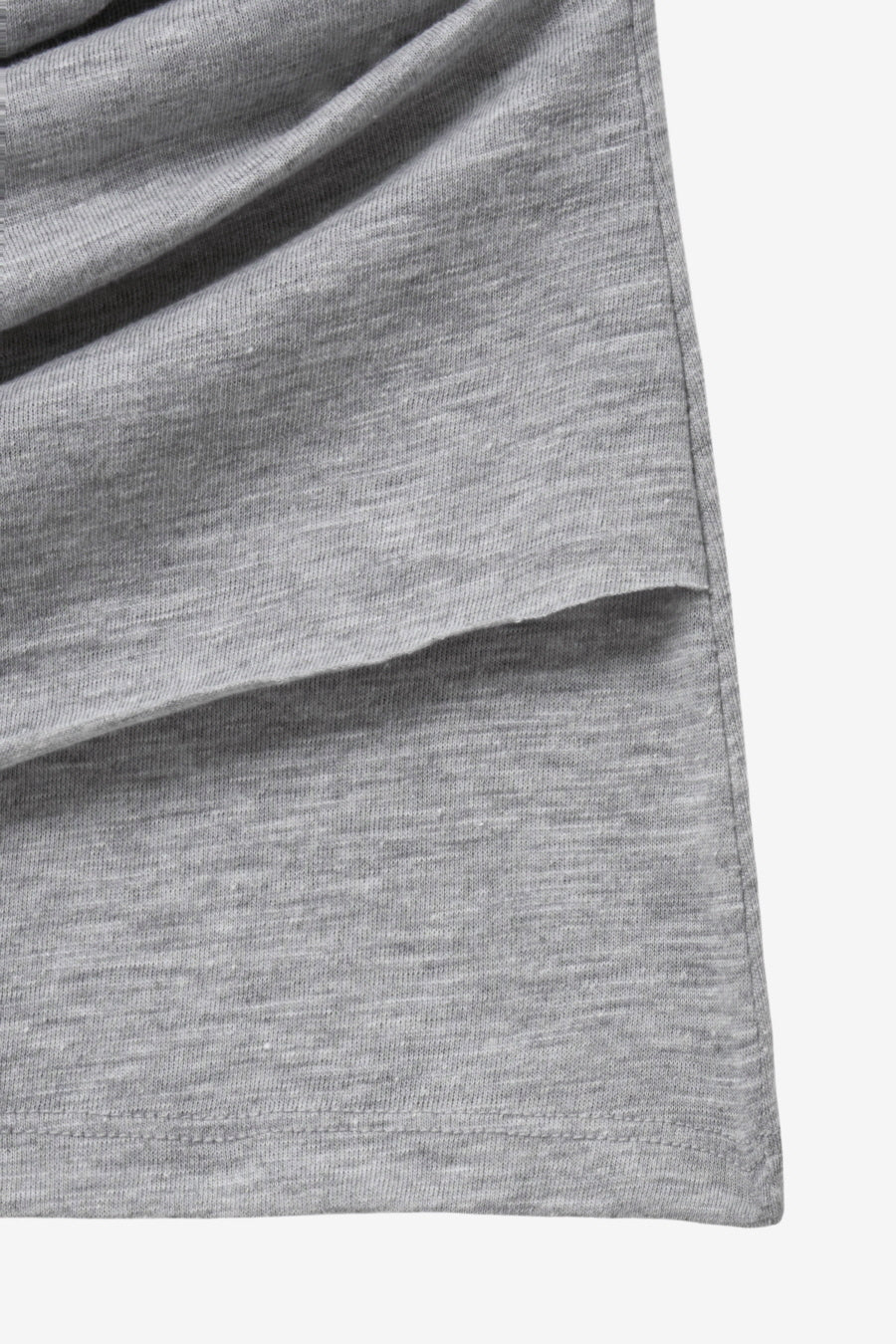 Insilence - Draping Boat Neck T-shirt (Melange Grey) product image 11 | TRAB K-Fashion Australia