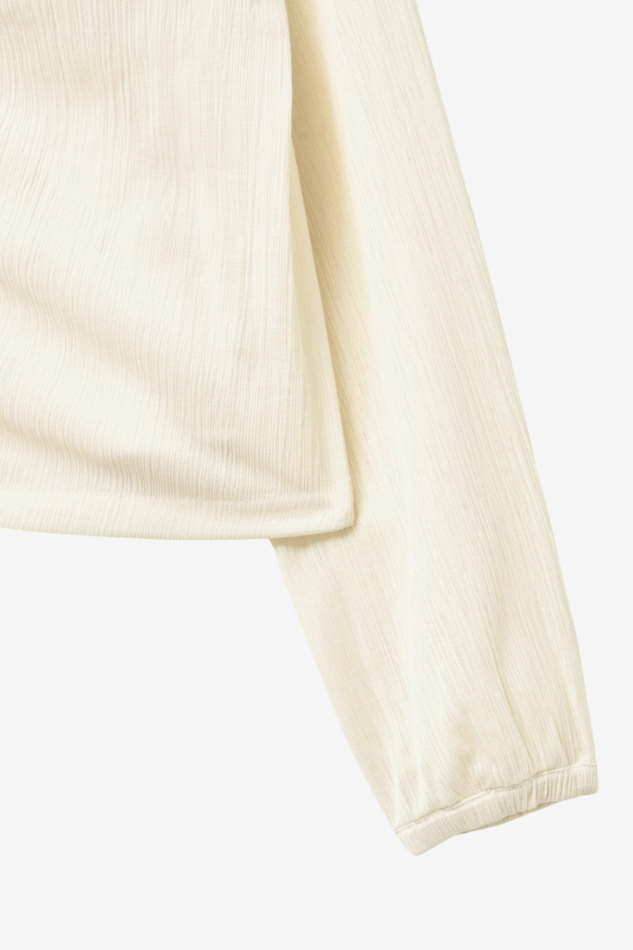 Insilence - Textured Shirring Hooded Shacket (Light Beige) product image 13 | TRAB K-Fashion Australia