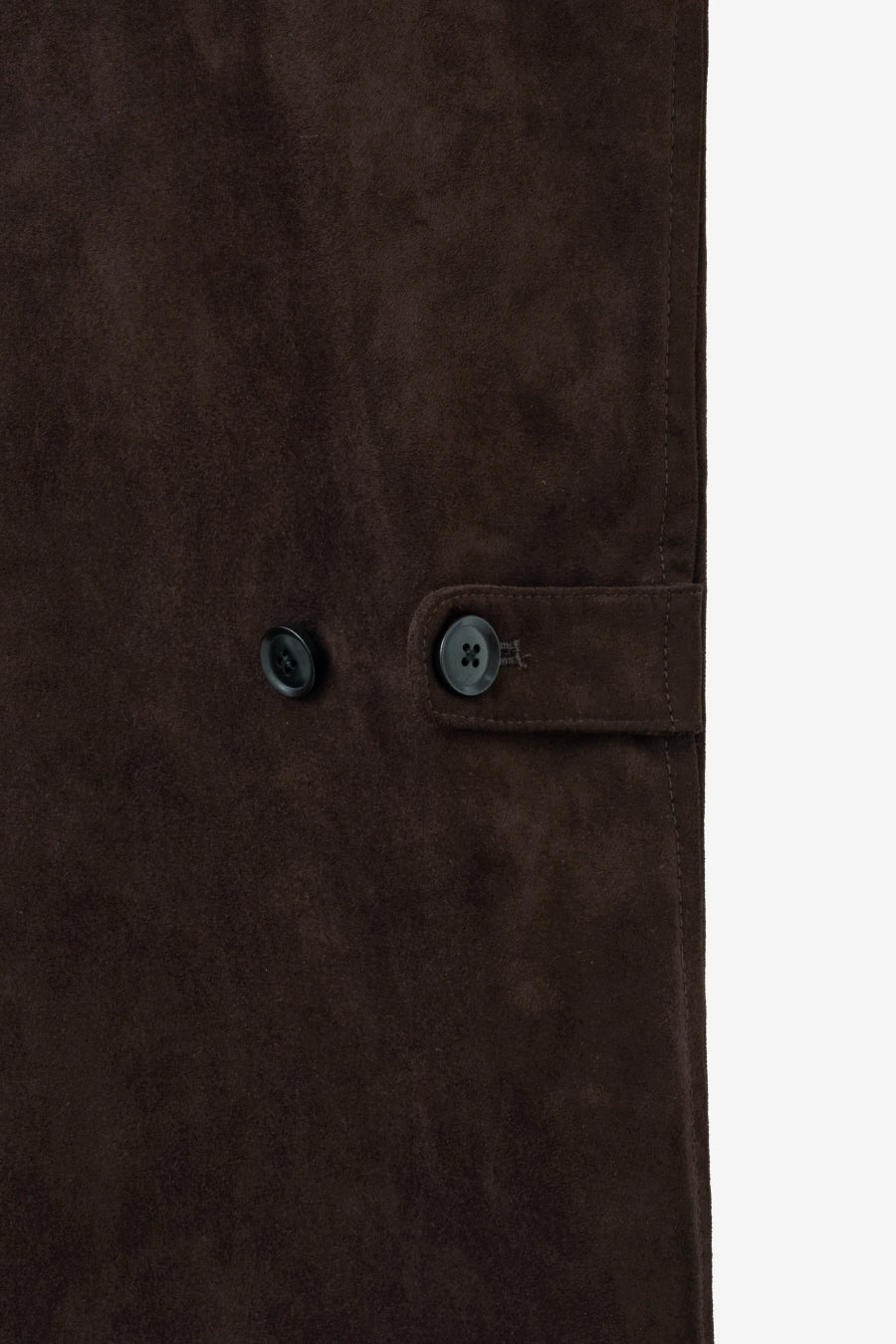 Insilence - Faux Suede Car Coat (Brown) product image 15 | TRAB K-Fashion Australia