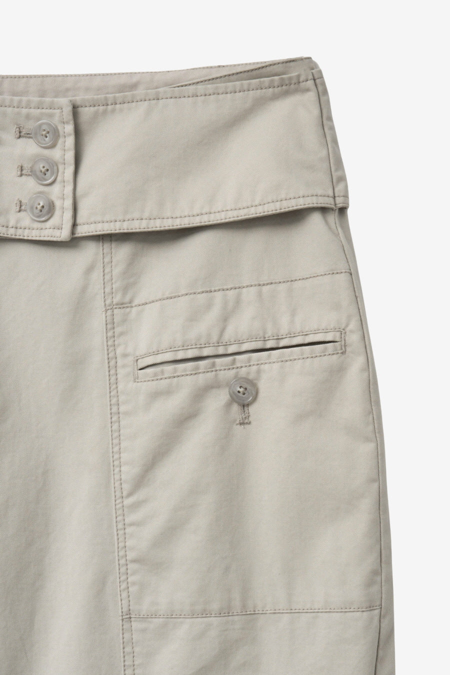 Insilence - Washed Cotton Pocket Pants (Light Beige) product image 11 | TRAB K-Fashion Australia