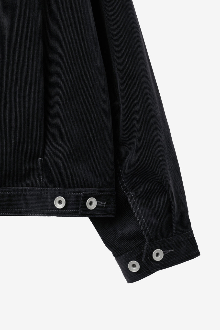 Insilence - Corduroy Trucker Jacket (Black) product image 11 | TRAB K-Fashion Australia