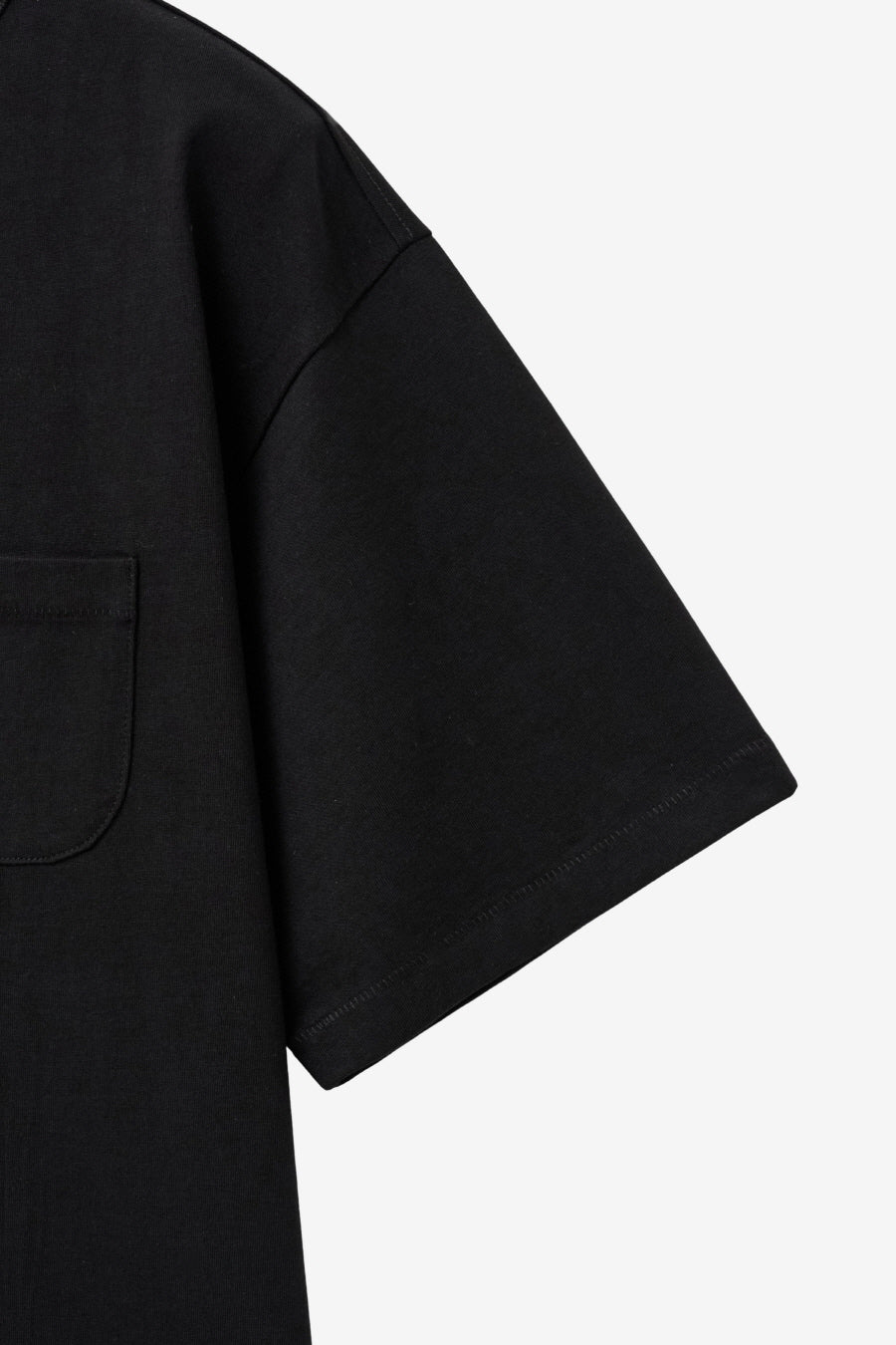 Insilence - Scoop Neck Pocket Short Sleeve (Black) product image 11 | TRAB K-Fashion Australia