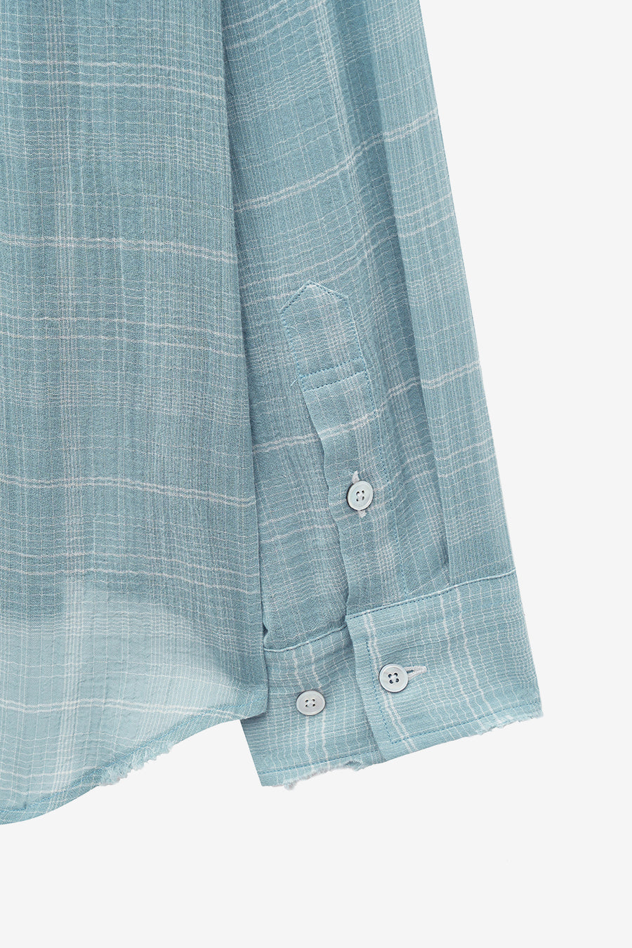 Insilence - Damaged Seer Check Shirts (Mint) product image 9 | TRAB K-Fashion Australia