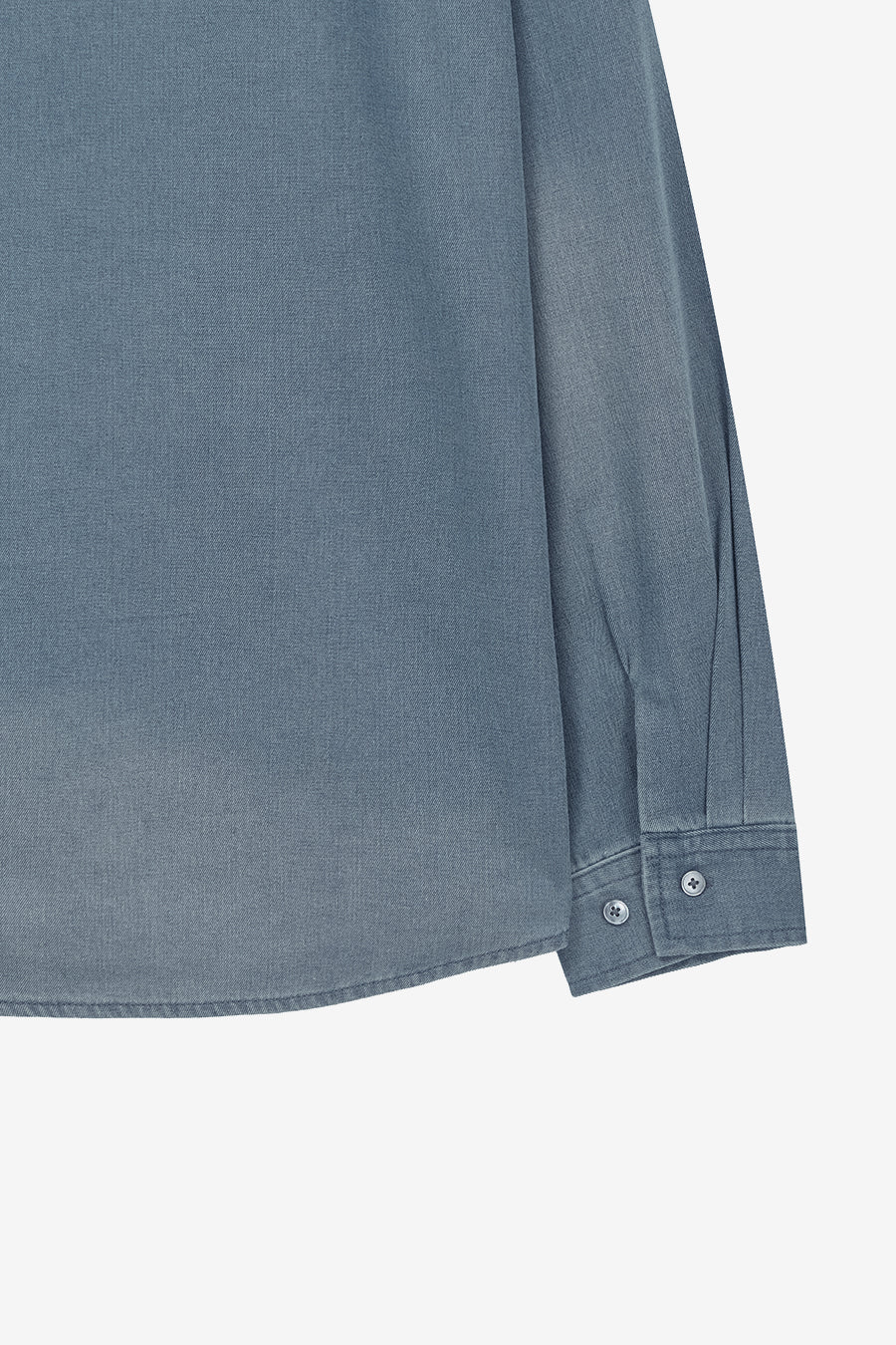 Insilence - Ghost Pocket Denim Shirt (Washed Blue) product image 11 | TRAB K-Fashion Australia
