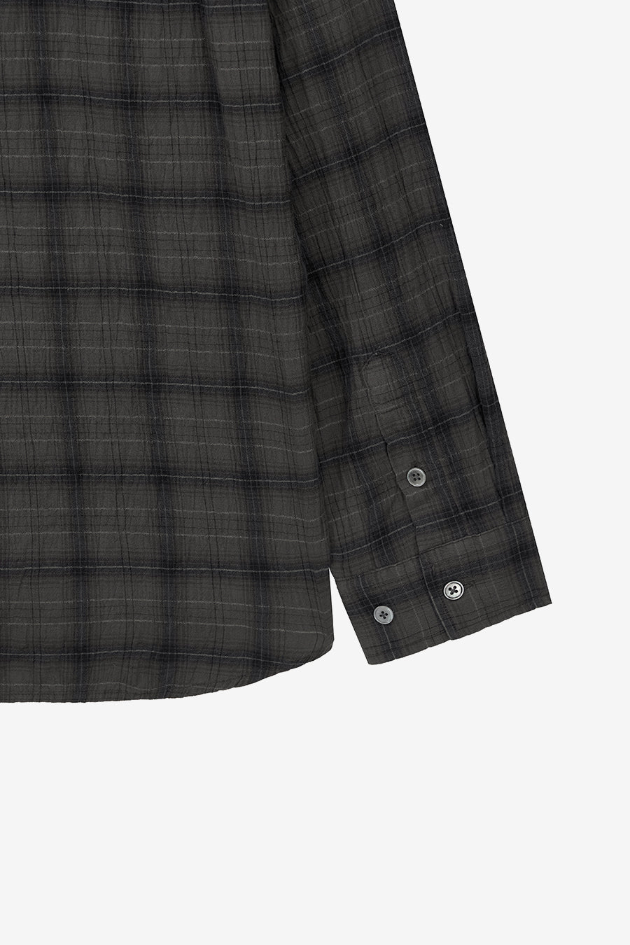 Insilence - Garment Dyed Check Shirt (Brown) product image 11 | TRAB K-Fashion Australia
