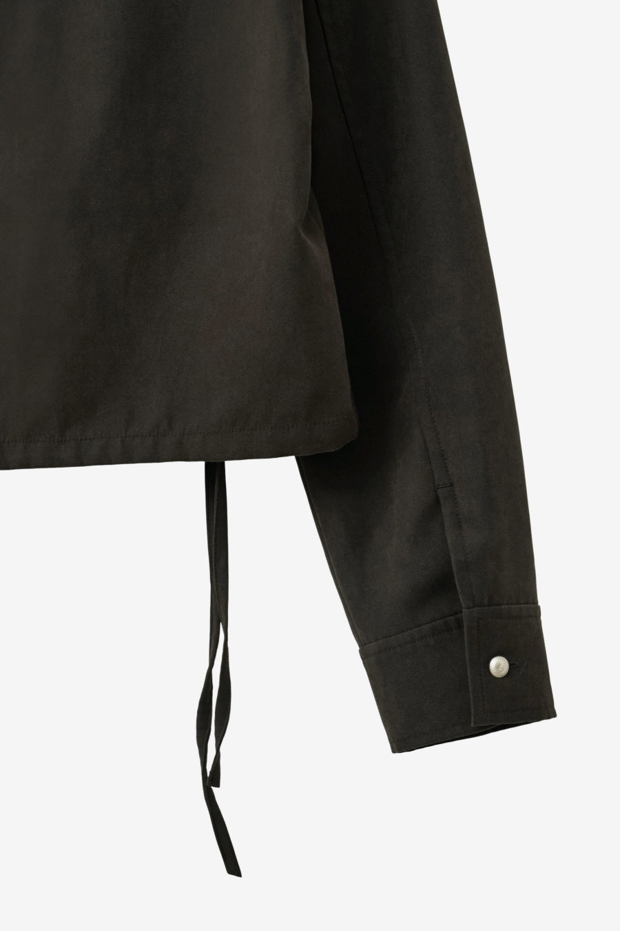 Insilence - Soft Shirring Shirt (Brown) product image 11 | TRAB K-Fashion Australia