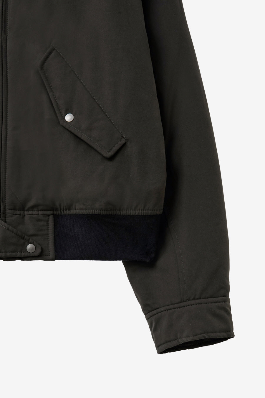 Insilence - W Washed Cotton Shearling Jacket (Khaki) product image 11 | TRAB K-Fashion Australia