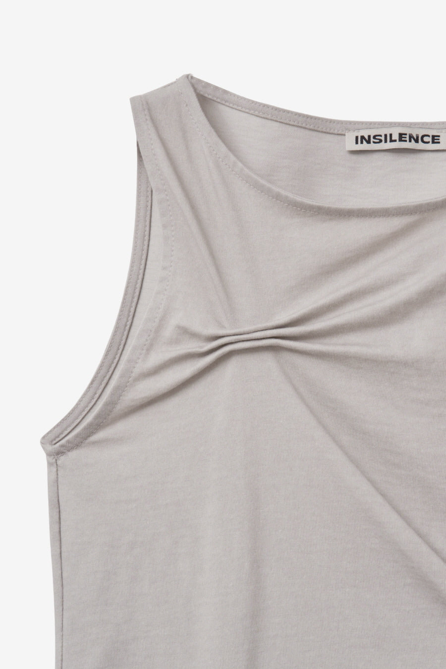 Insilence - Pintuck Draped Sleeveless (Ash Grey) product image 11 | TRAB K-Fashion Australia