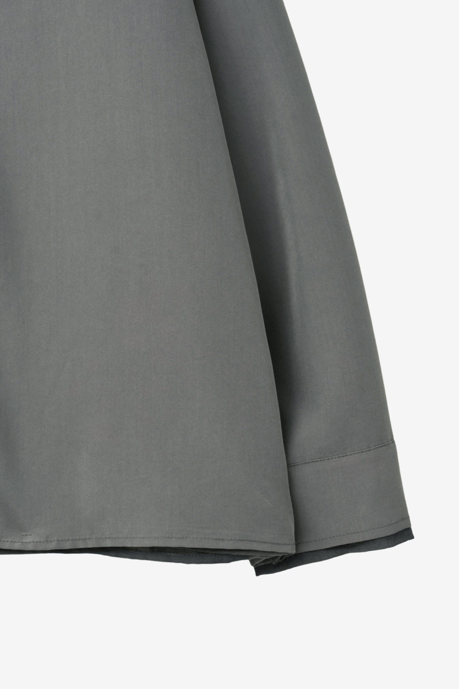 Insilence - Layered Overfit Shirt (Ash Khaki) product image 10 | TRAB K-Fashion Australia
