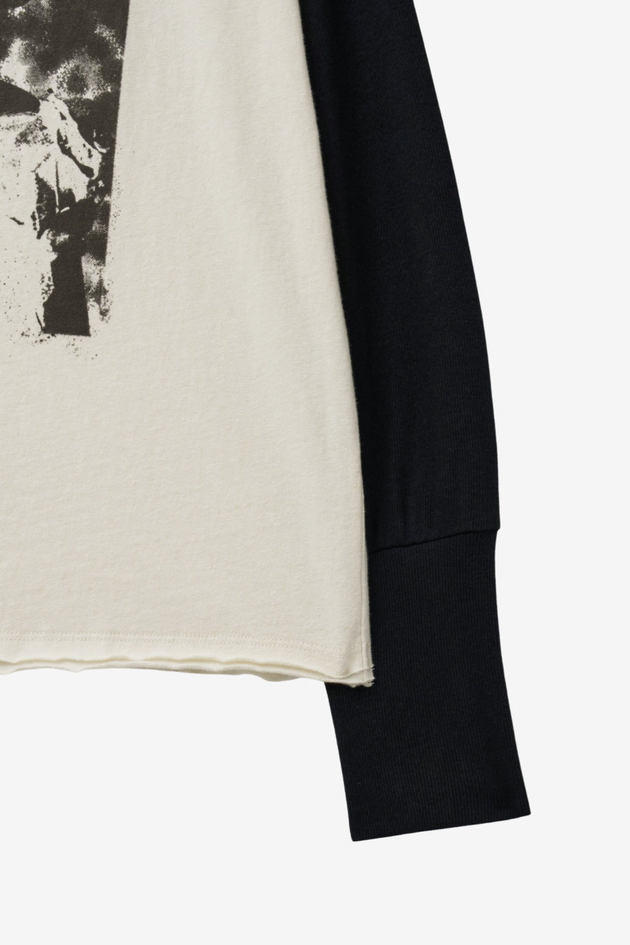 Insilence - Graphic Washed Raglan T-Shirt (Black) product image 11 | TRAB K-Fashion Australia