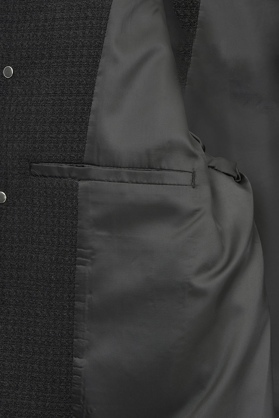 Insilence - Studded tweed jacket (Black) product image 11 | TRAB K-Fashion Australia
