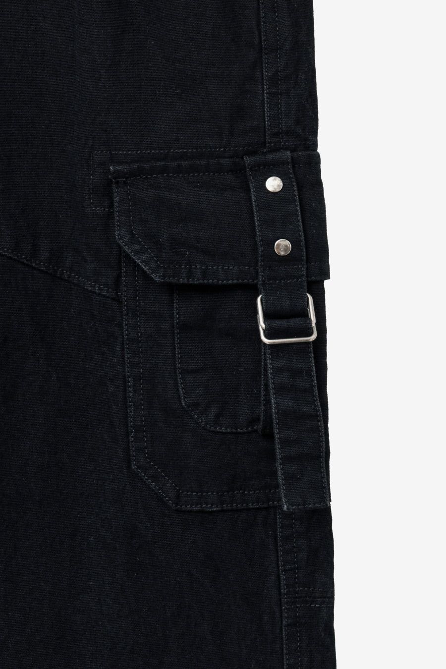 Insilence - Vintage Cotton Cargo Pants (Washed Black) product image 11 | TRAB K-Fashion Australia