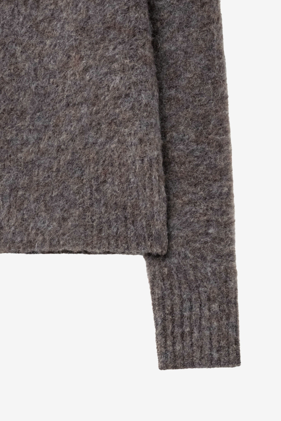 Insilence - Hairy Spread Collar Cardigan (Brown) product image 11 | TRAB K-Fashion Australia
