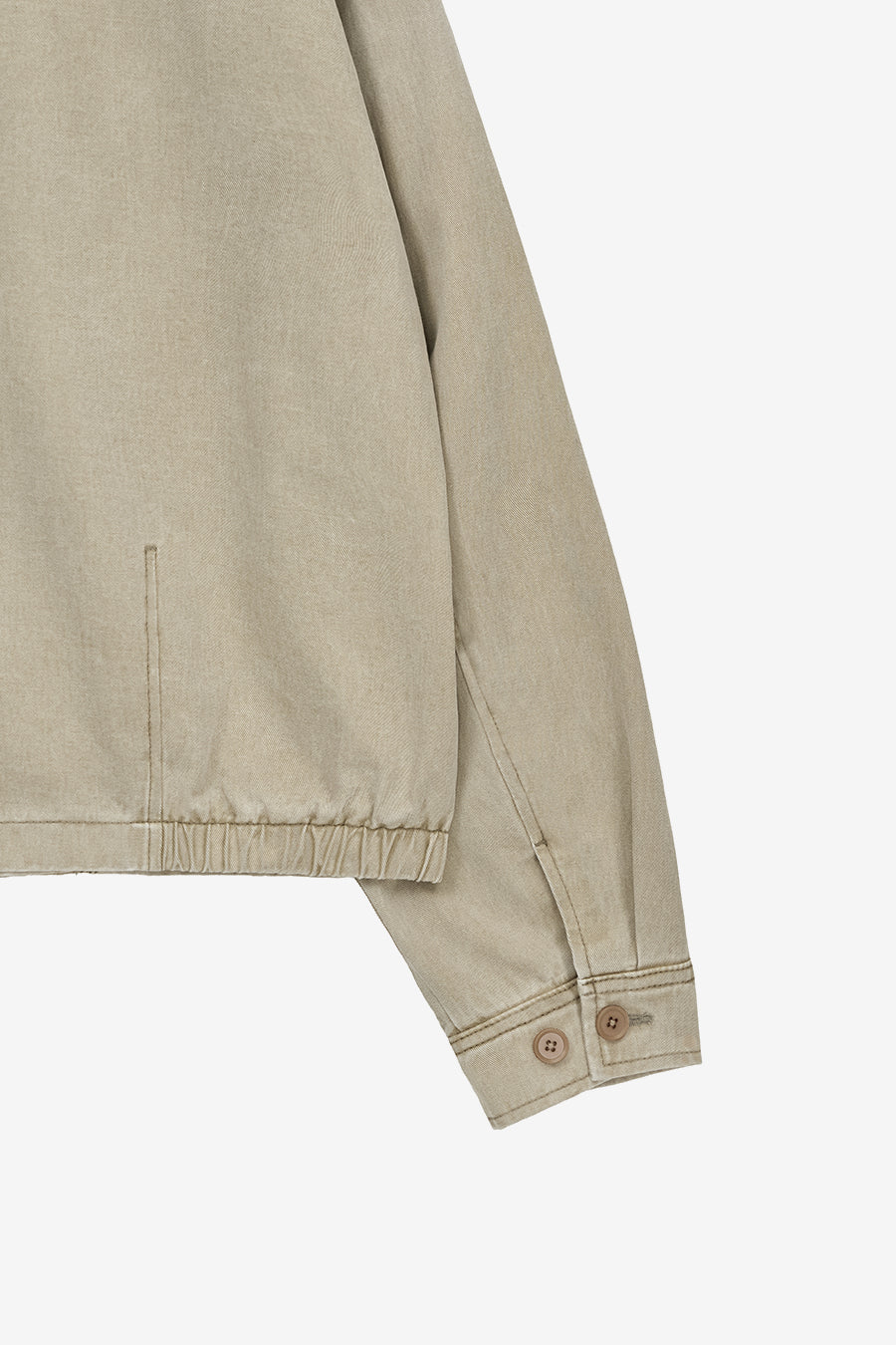 Insilence - Garment Dyed Drizzler Jacket (Faded Beige) product image 11 | TRAB K-Fashion Australia