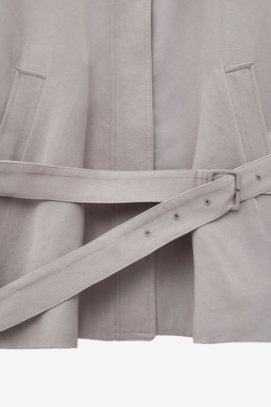 Insilence - Raglan Tencel Casual Jacket (Ash Beige) product image 11 | TRAB K-Fashion Australia