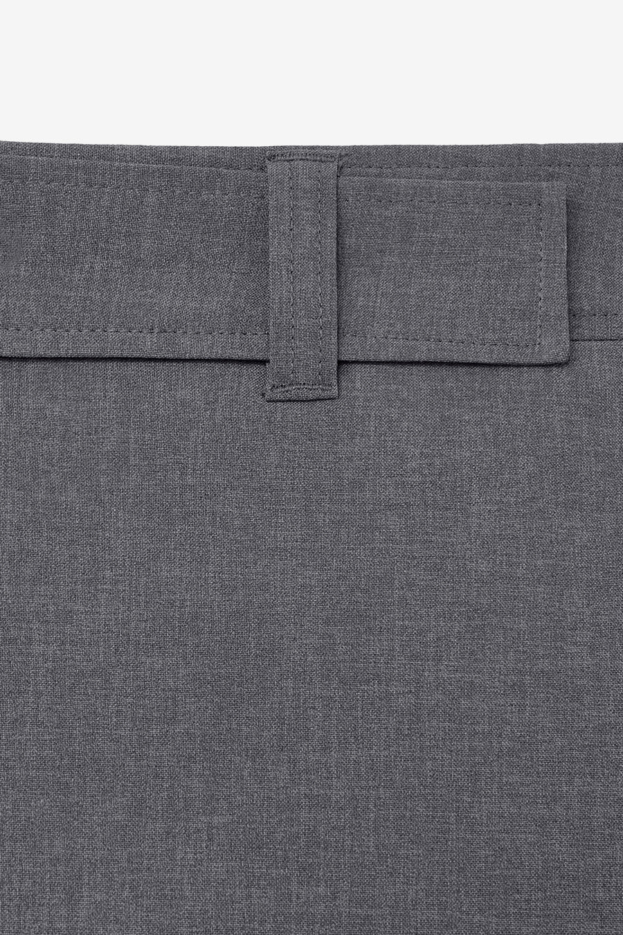 Insilence - Layered Belt Skirt (Melange Grey) product image 15 | TRAB K-Fashion Australia