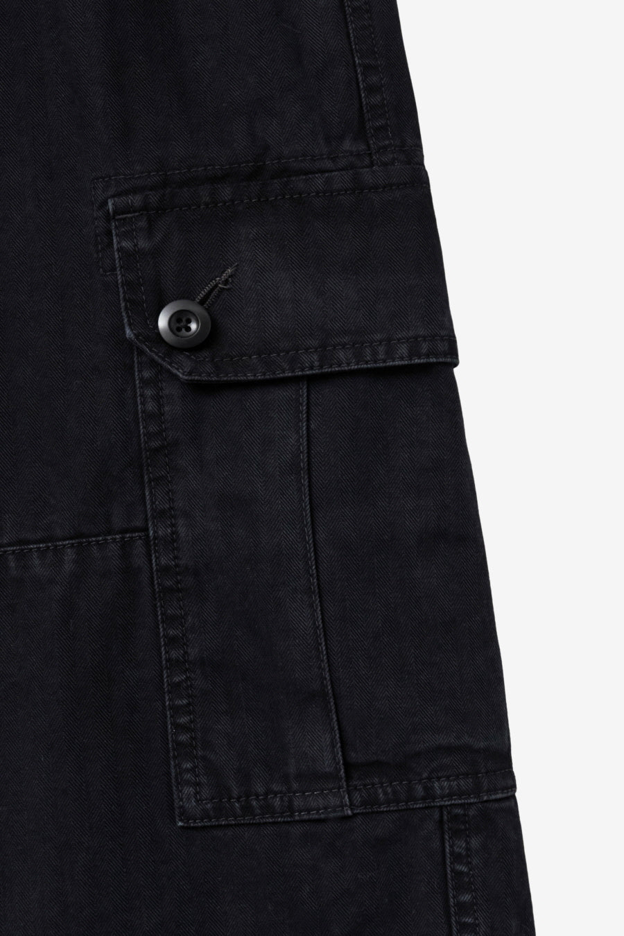 Insilence - HBT Cargo Shorts (Washed Black) product image 11 | TRAB K-Fashion Australia
