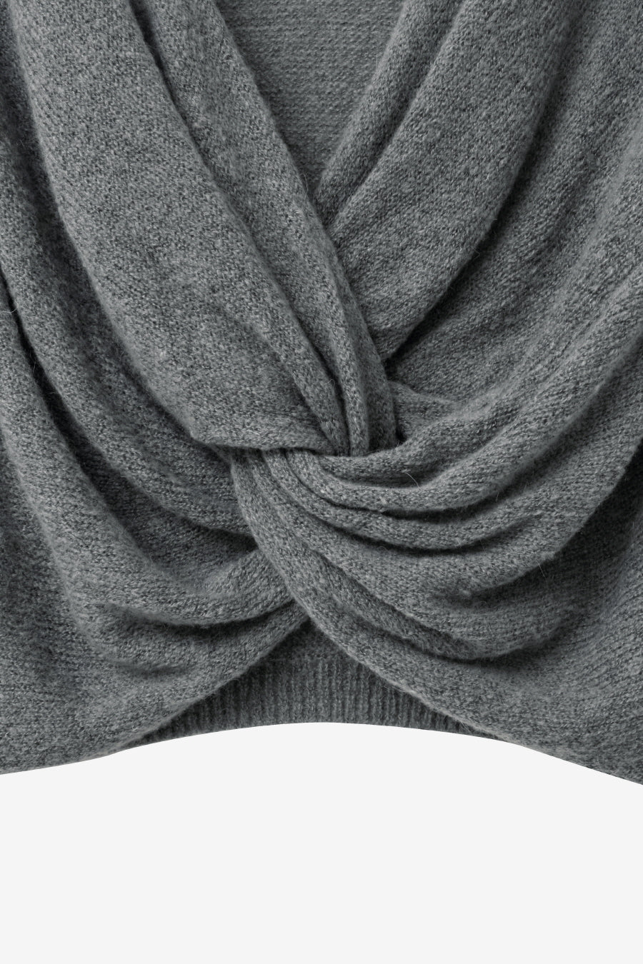Insilence - Twist Two-Way Pullover (Grey) product image 11 | TRAB K-Fashion Australia