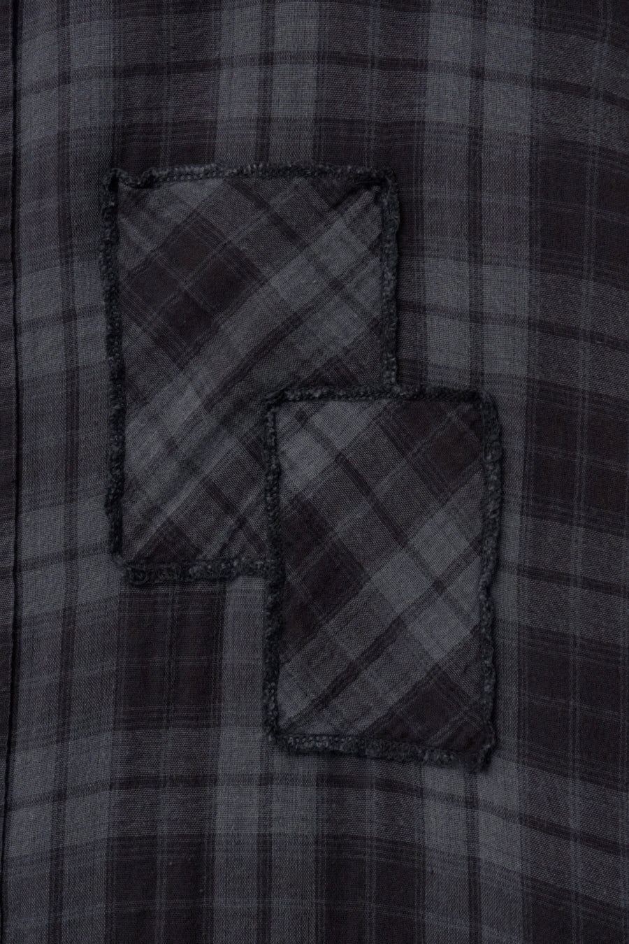 Insilence - Patch-dyed Half Shirt (Ash Brown) product image 11 | TRAB K-Fashion Australia