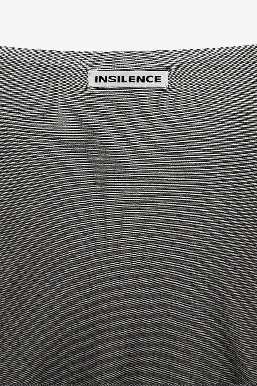 Insilence - Mesh Drape Long Sleeve (Black) product image 11 | TRAB K-Fashion Australia