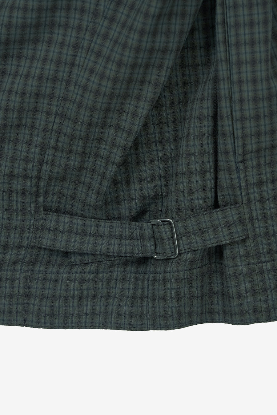 Insilence - Compact Crop Jacket (Dark Moss Check) product image 11 | TRAB K-Fashion Australia
