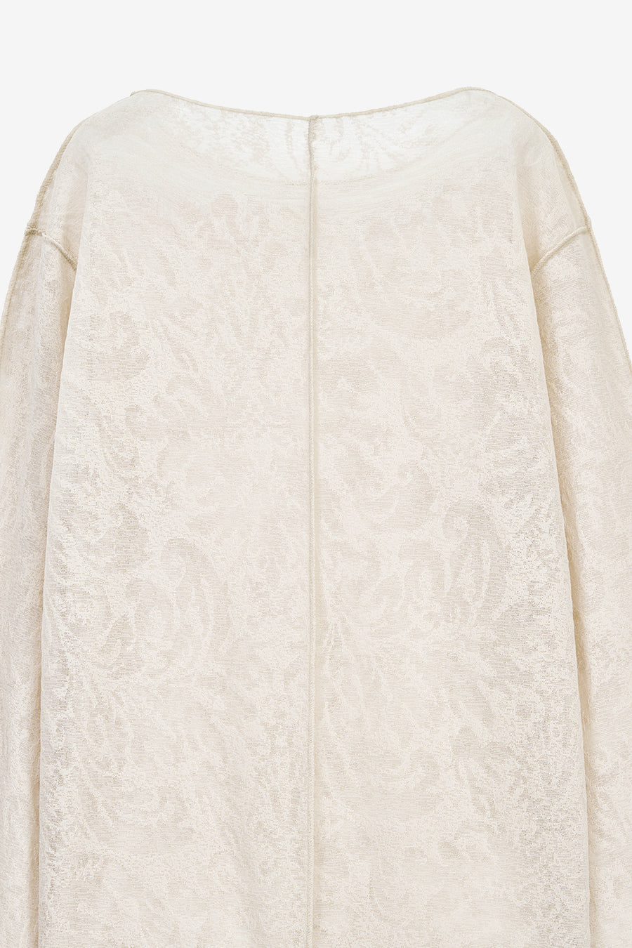 Insilence - Pattern Sheer Long Sleeve (Beige) product image 11 | TRAB K-Fashion Australia