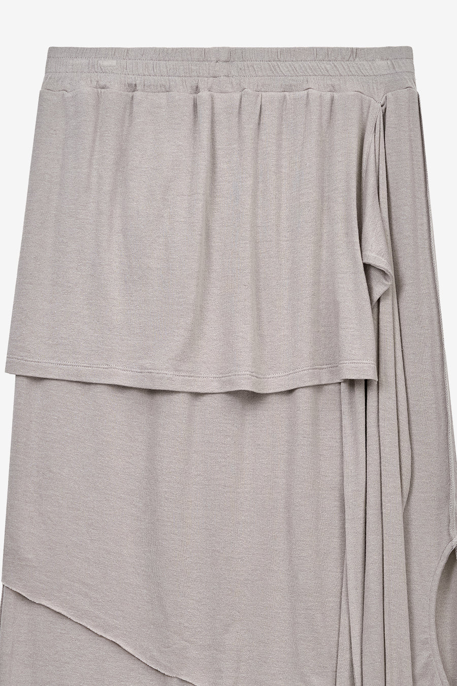 Insilence - 3-Layer Maxi Skirt (Ash Beige) product image 13 | TRAB K-Fashion Australia