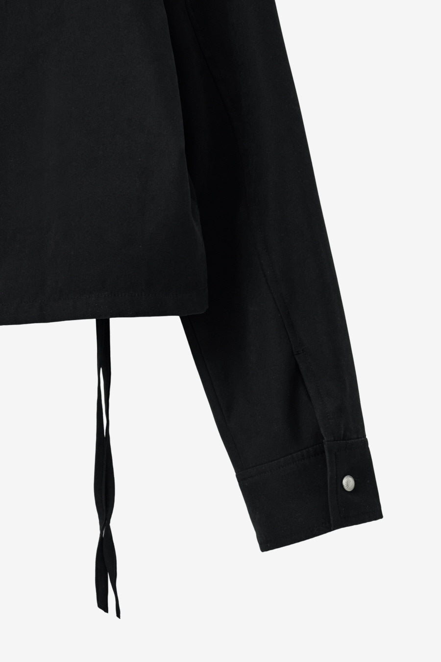 Insilence - Soft Shirring Shirt (Black) product image 11 | TRAB K-Fashion Australia