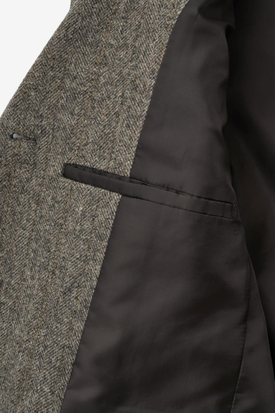 Insilence - Classic Three-Button Jacket (Melange Brown) product image 11 | TRAB K-Fashion Australia