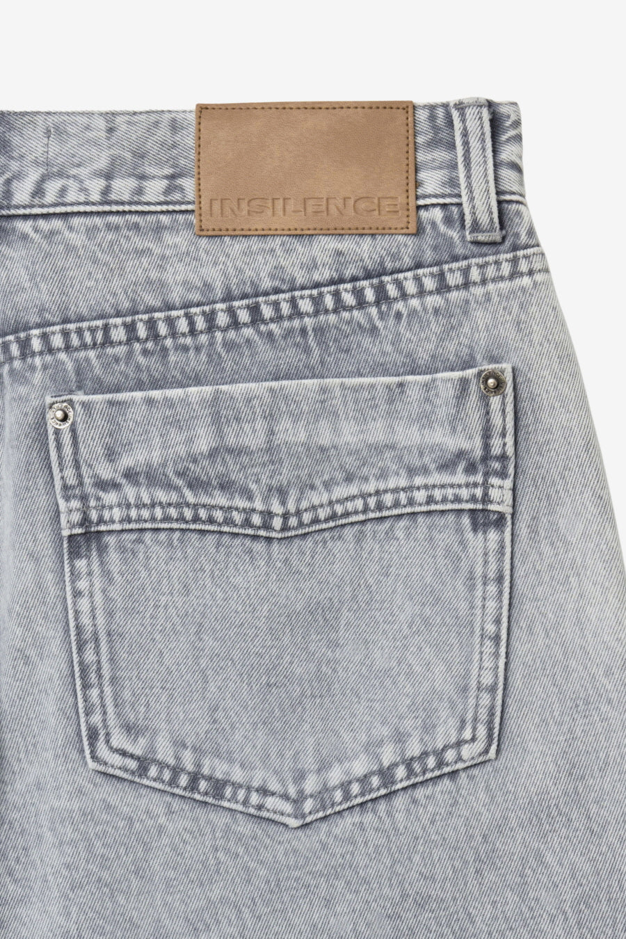 Insilence - Low Bermuda Pants (Washed Grey) product image 11 | TRAB K-Fashion Australia